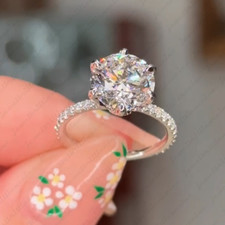 3,35 TCW Rundschliff Moissanit