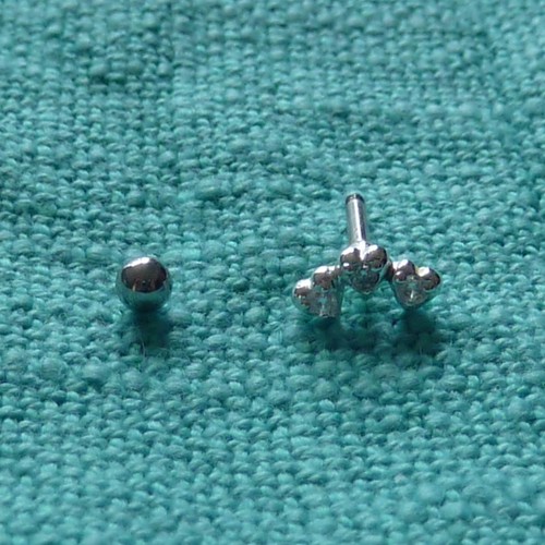 925 silber single - single, stecker