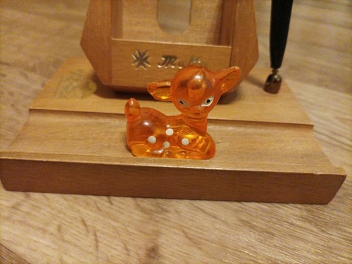 Alte tierfigur orangener - alte,