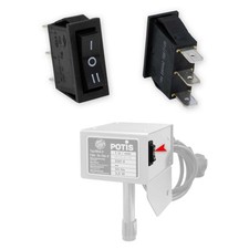 Schalter für Potis Motor Dönergrill Wippschlater Wippen Flachstecker 3 Position