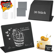 Kreidetafel Klein L-Form 30 Stück Schiefertafeln Beschriften Buffet Party Café