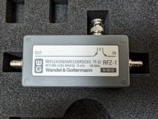Reflexionsmessbrücke 75 Ohm, Wandel&Goltermann RFZ-1