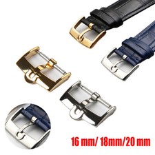 16 18 20 mm Edelstahl Schnalle/Schließe Für Omega Uhrenarmband Silber/Gold