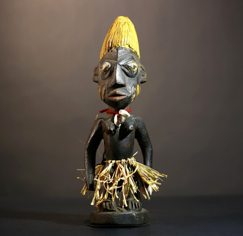 Afrikanische stammesfigur holz - stammesfigur,