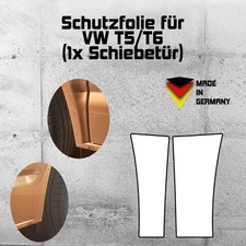 Lackschutzfolie für VW T5 T6 Steinschlagschutz Radlauf mit 1 Schiebetür R+L