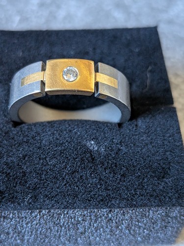 Ring titan mit 585 - mit, und
