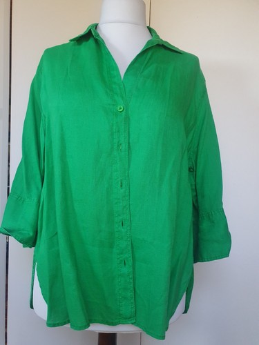 Leinen bluse von zara - von, gr.m