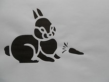 Schablone Hase auf A4