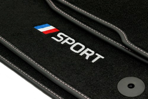 Sport velour fußmatten - velour,