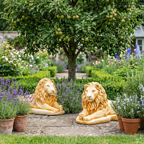 Gartenfigur löwen x 42 - 🔶gartenfigur,