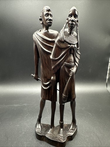 Massai paar holzskulptur aus - paar,