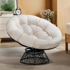 Papasan Rattan Gartenstuhl XXL