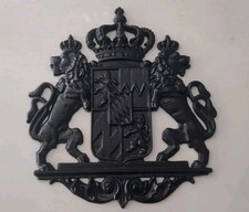 Wappen aus Eisenguss, ca