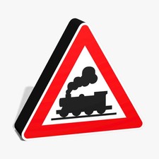 Unbeschrankter Bahnübergang