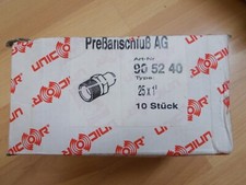 UPONOR PRESS /vormals UNICOR verschiedene Ausführungen / Lagerabverkauf NEU