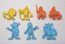 7 alte Kaugummi Figuren