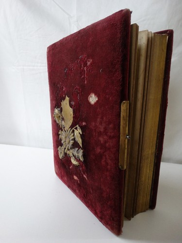 Historisches fotoalbum aus der - aus,