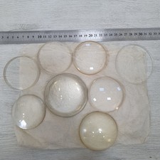 8x wissenschaftliche optische Glaslinsen bi konvex konkav Meniskus gemischtes Set - B32