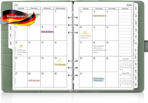 Kalender ringbuch - kalender,