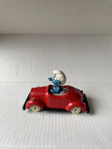 Schlumpf auto rot - auto, smurf/