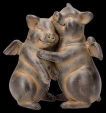 Schweine figur liebespaar - schweine,