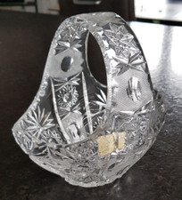 Bleikristall Körbchen Schale