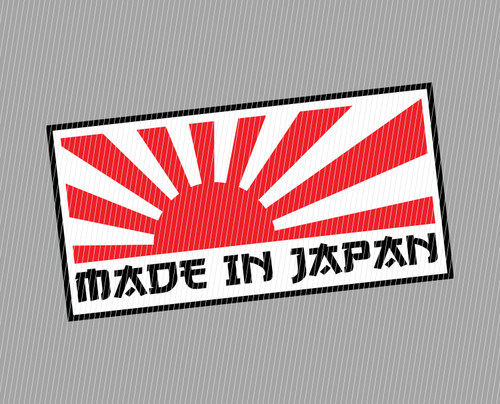 Made japan auto aufkleber - made, in