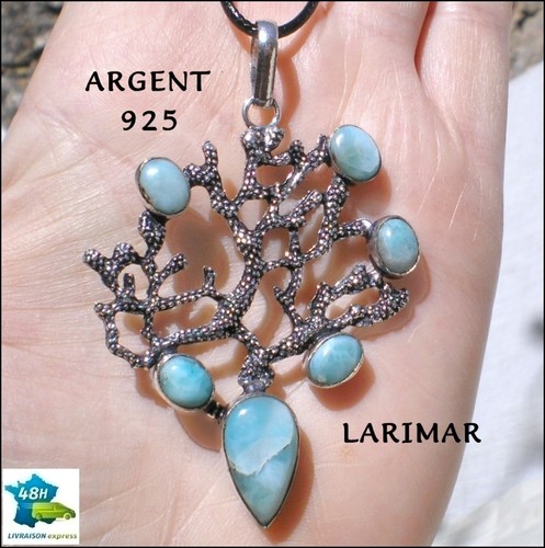 Larimar 925 silber - larimar,