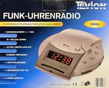 Tevion Funk-Uhrenradio XL 6310 Farbe: Grau Neu & OVP