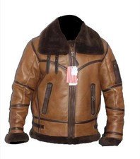 Herren Leder Bomberjacke B3