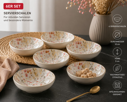 Servierschalen 6er set - –,