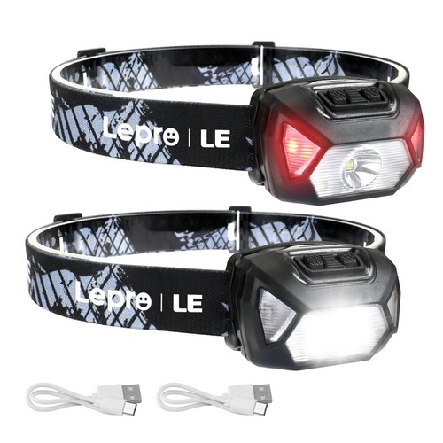 Led stirnlampe usb modi - led,