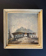 Gemälde - Berghof Alpen sign