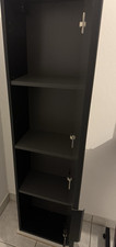 IKEA Hochschrank Schwarz Holz