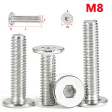 M8 Niedrig Flachkopf