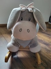 Nattou Schaukeltier, Esel Cappucino, grau/blau, top Zustand