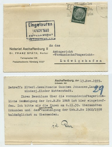 107551 postkarte notariat - 107551,
