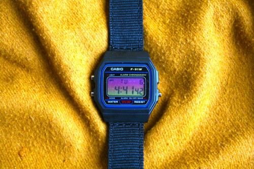 Casio 91w miami - f-91w, /