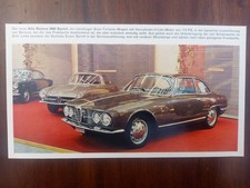 Alfa Romeo 2000 Sprint Bertone, Giulietta SS, Abbildung, 1960