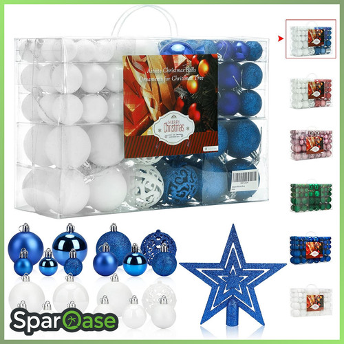 Christbaumkugeln 101 stück - christbaumkugeln,