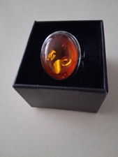 Bernsteinring Honigfarben