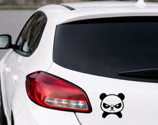Aufkleber Panda böse sauer
