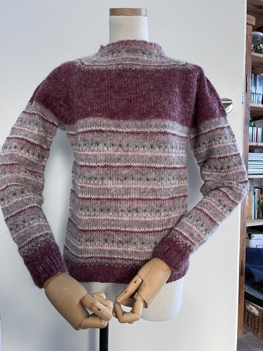 Pullover handgestrickt aus - pullover,