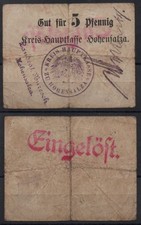 [30048] - Notgeld HOHENSALZA (heute: Inowroclaw), Landrat und Kreishauptkasse, 5