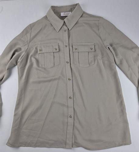 Paola bluse damen 42 taupe - gr.,
