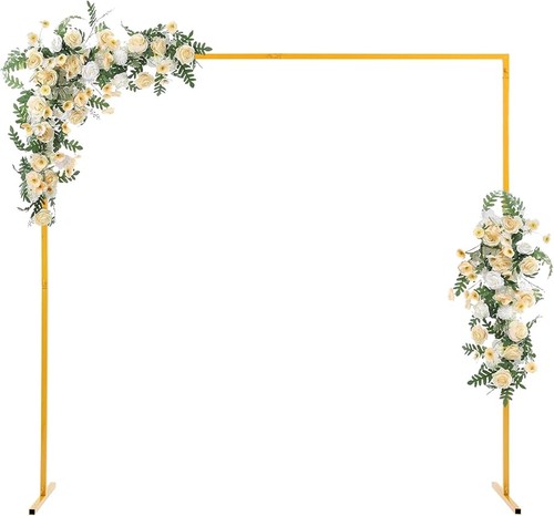 Quadrat hochzeit bogen - hochzeit, metall