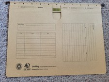 Hängehefter FALKEN A4 Karton braun 14 Stück