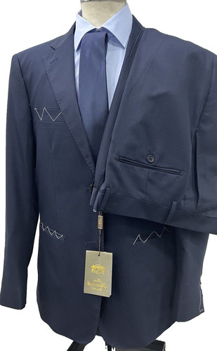 Herren tailliertes kleid blau - kleid,
