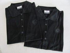 VW Volkswagen Standard Poloshirt Damen schwarz, Shirt, 2 Stück Gr. L