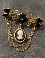 Vintage brosche kamee - vintage,